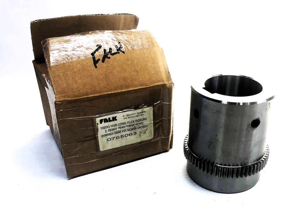 Falk 1020G Long Flex Hub 2.7539/2.7548 Re-Bore 0765063 NOS