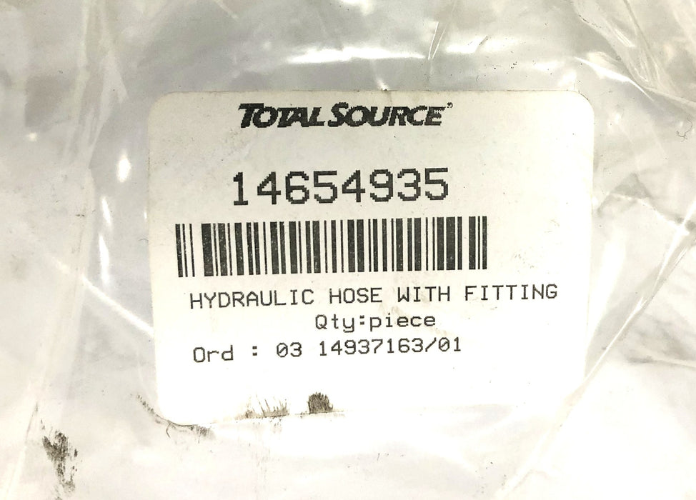 Total Source Vitillo 3/4 Inch Hydraulic Hose With Fitting 14654935 NOS