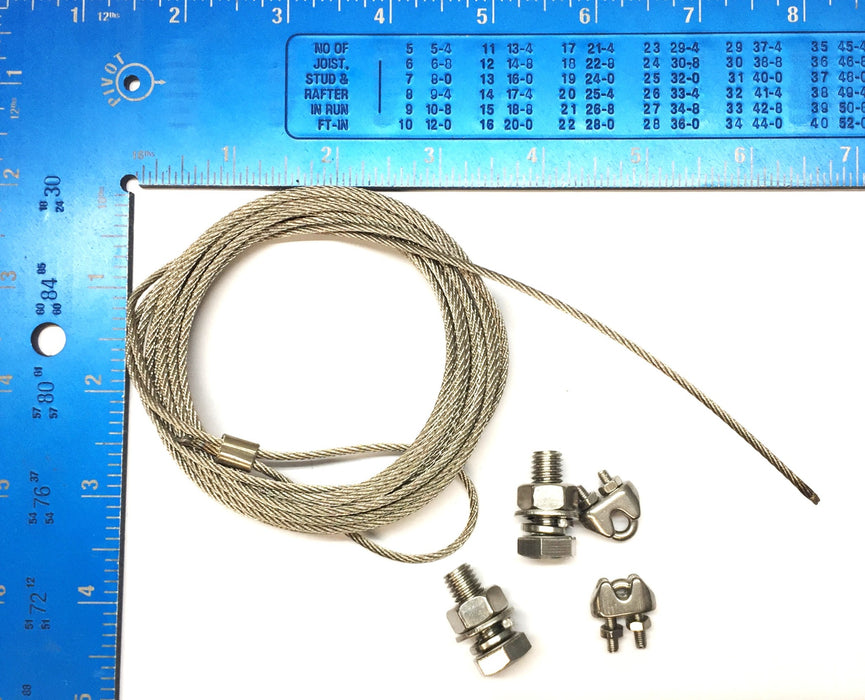 Unbranded Safety Cable Kit for Overhead Mounted Air Circulator NOS