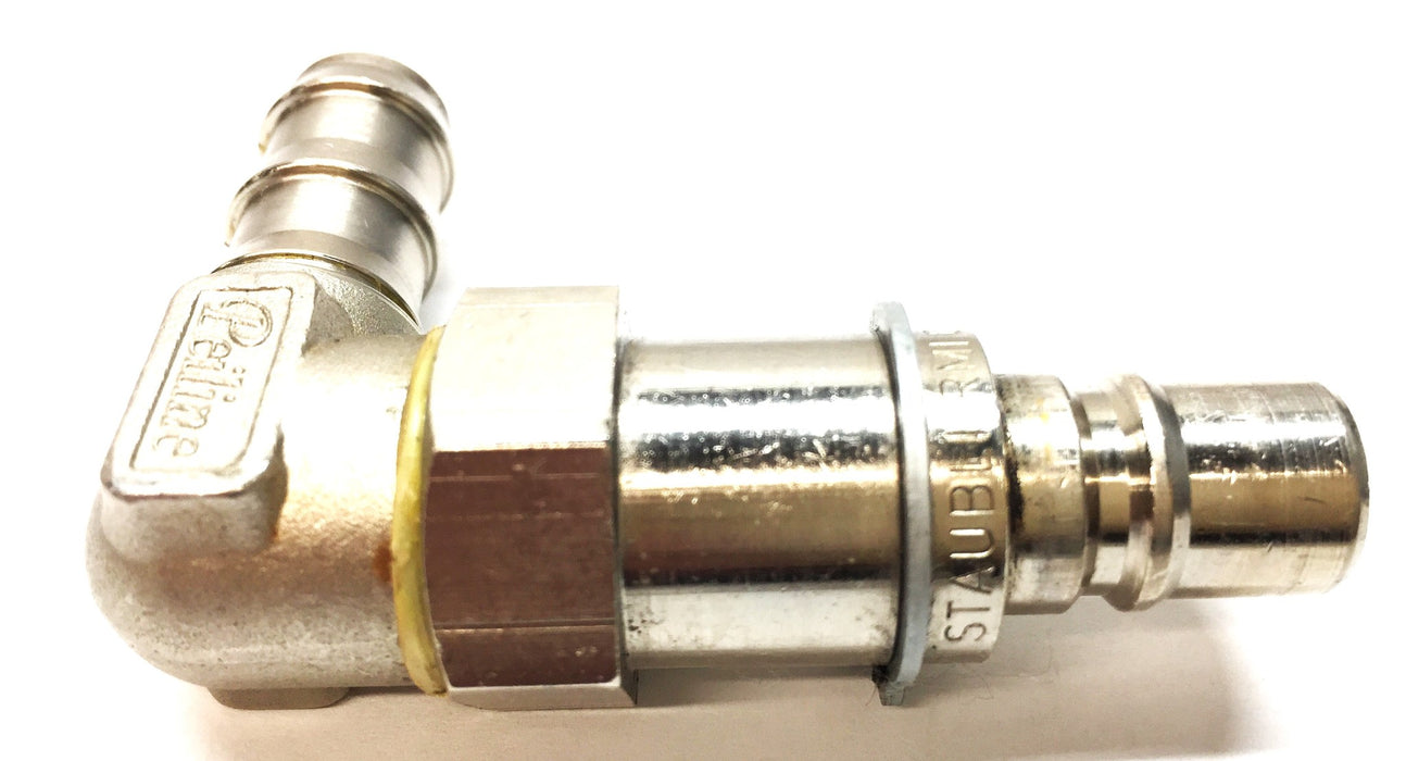 Staubli Peiline 90-Degree Temperature Control Hydraulic Fitting RMI09/JV USED