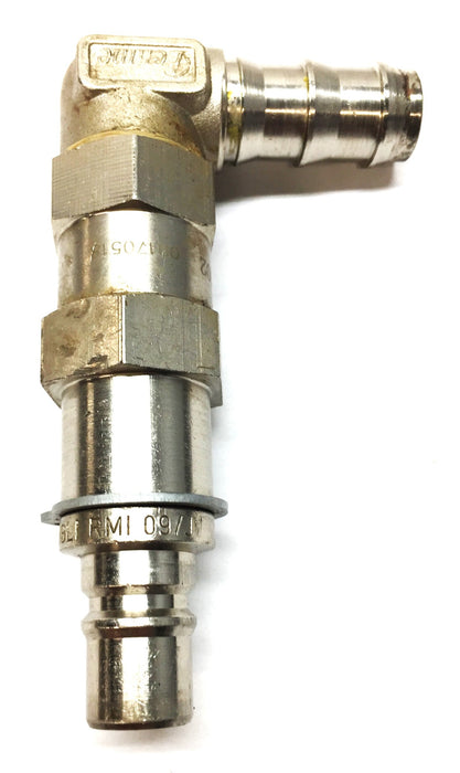 Staubli 90-Degree Temperature Control Hydraulic Fitting RMF152.102 USED
