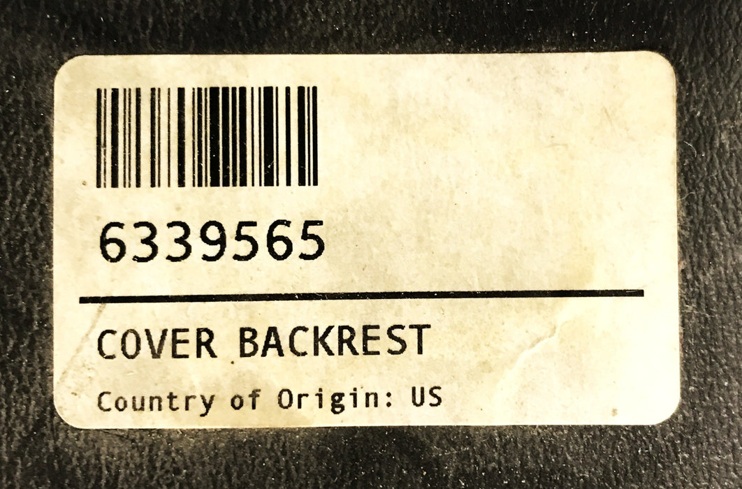 New Flyer Recaro Backrest Cover 6339565 NOS
