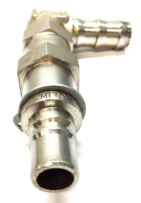 Staubli 90-Degree Temperature Control Hydraulic Fitting RMF152.102 USED