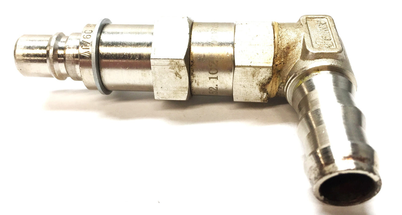 Staubli 90-Degree Temperature Control Hydraulic Fitting RMF152.102 USED