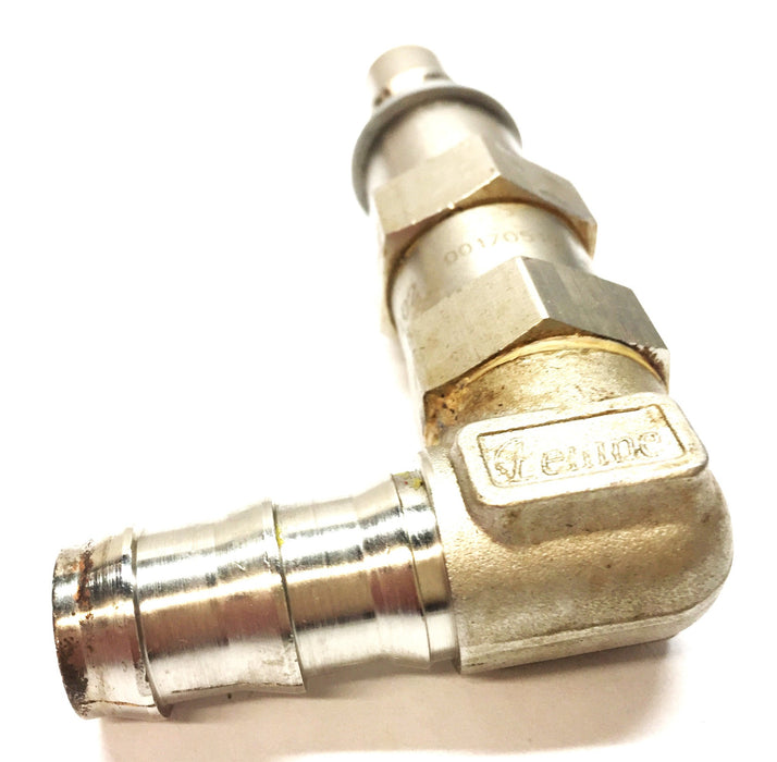 Staubli 90-Degree Temperature Control Hydraulic Fitting RMF152.102 USED