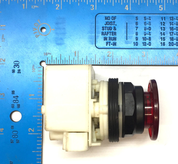 Schneider Electric 110-120v 50-60Hz Red Push Button 9001KM1 USED