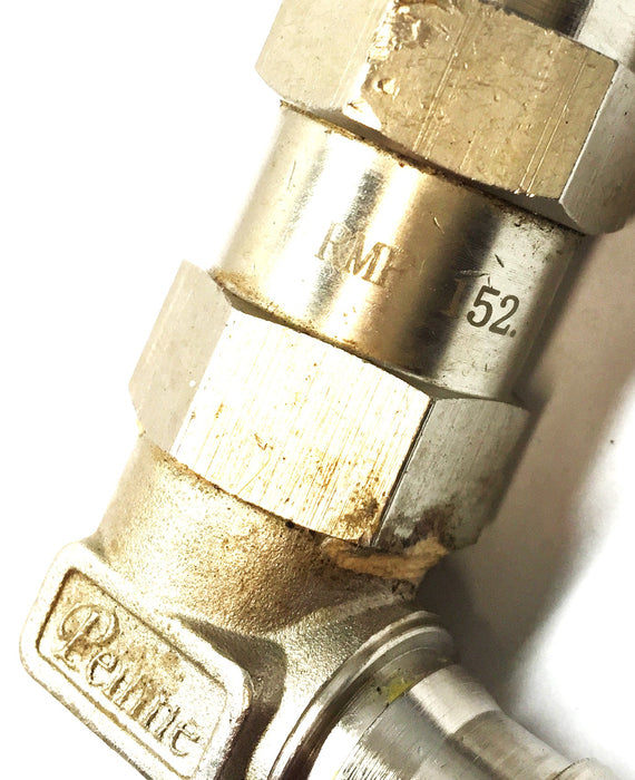 Staubli 90-Degree Temperature Control Hydraulic Fitting RMF152.102 USED