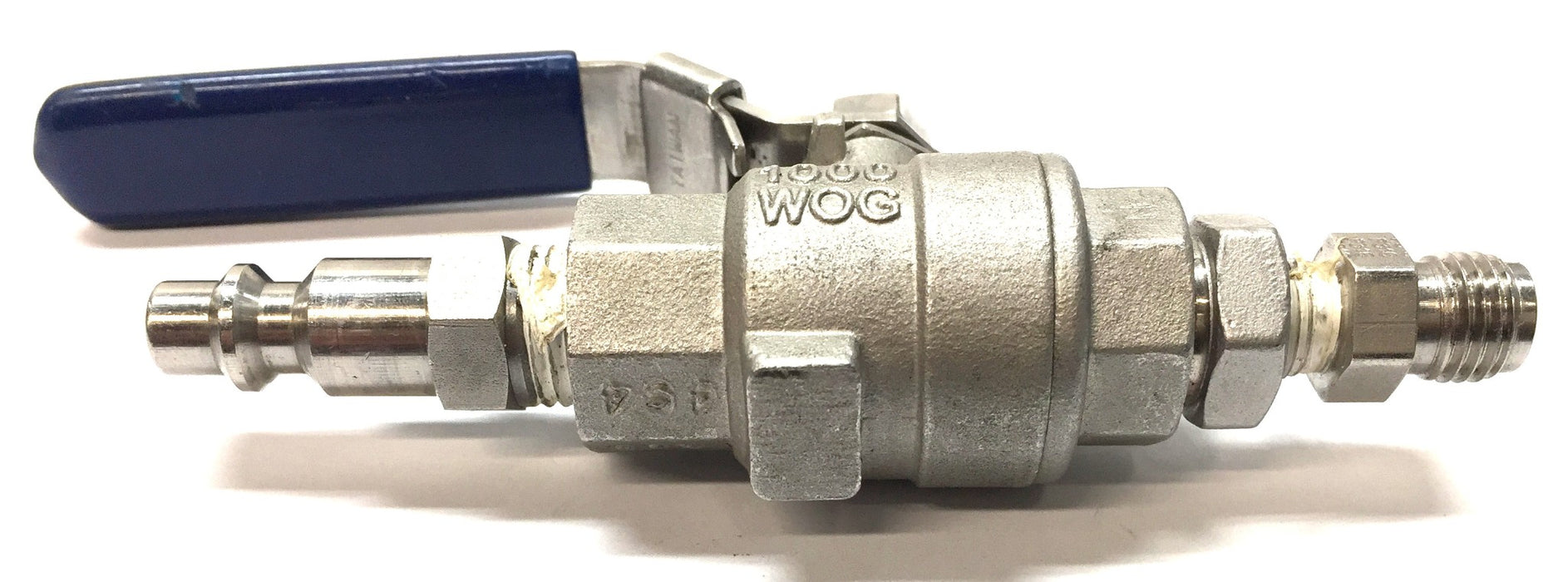 Tru-Flo 7/16"-20 x Quick Connect Ball Flow Control Valve 1000WOG (316) NOS