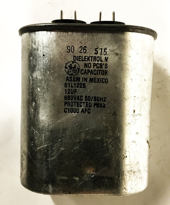 General Electric Dielektrol Capacitor 61L1226 USED