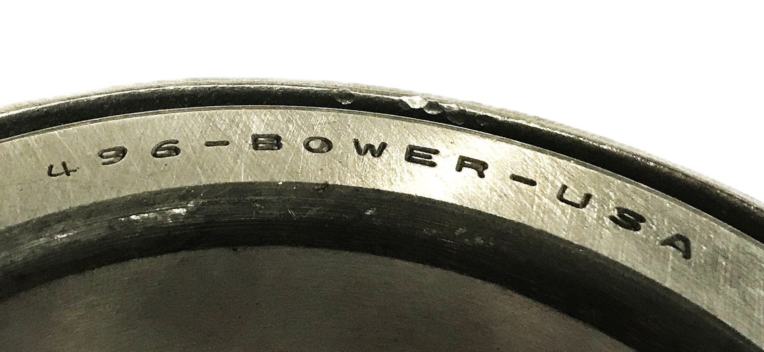 Bower Tapered Roller Bearing Cone 496 [Lot of 3] NOS