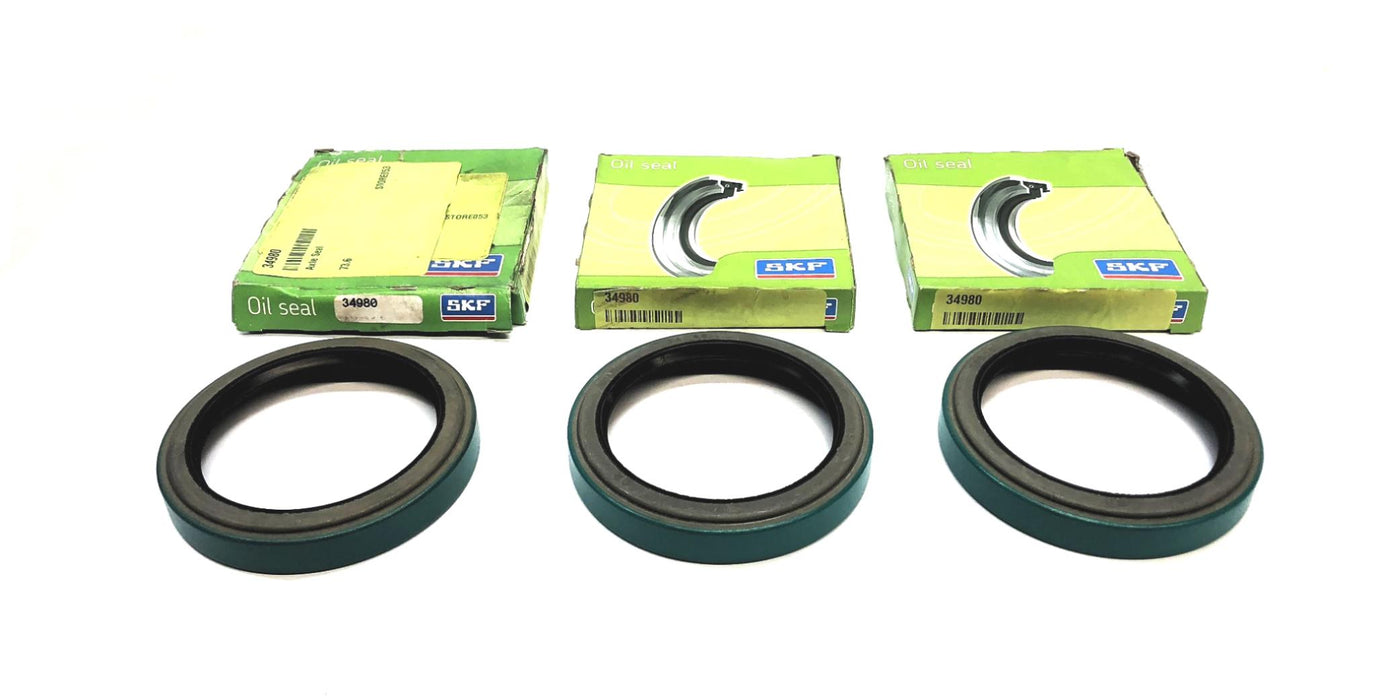 SKF/CR Joint Radial Oil Seal 34980 [Lot of 3] NOS