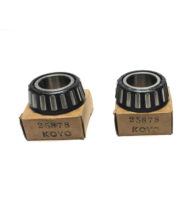Koyo Tapered Roller Bearing Cone 25878R (25878/25877) [Lot of 2] NOS