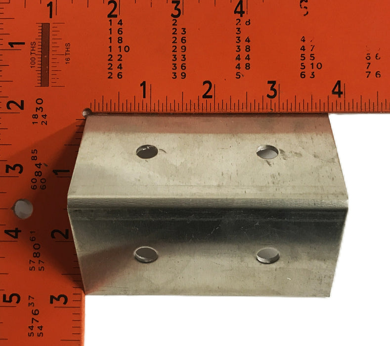 Unbranded 4 x 2 x 2 x 3/32 Aluminum Angle Bracket [Lot of 44] NOS
