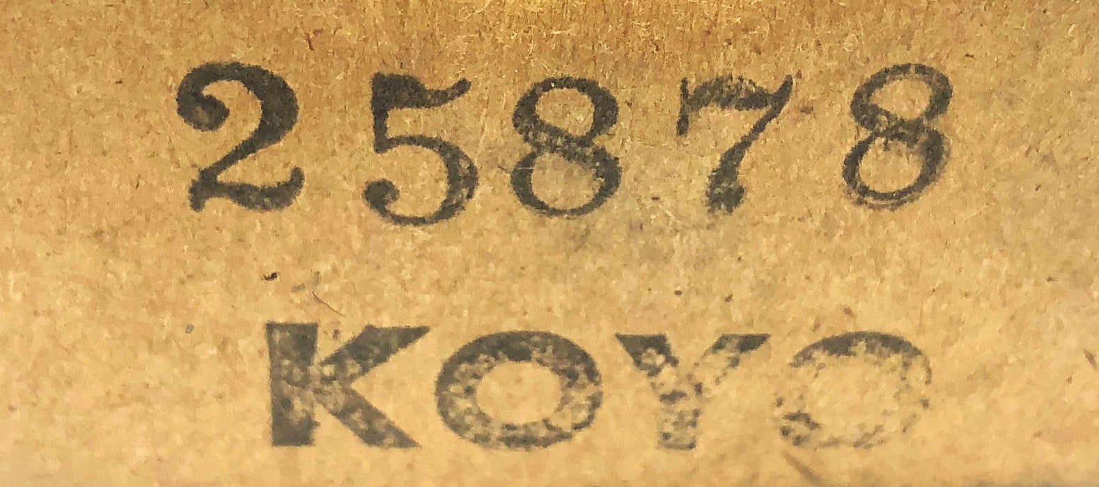 Koyo Tapered Roller Bearing Cone 25878R (25878/25877) [Lot of 2] NOS