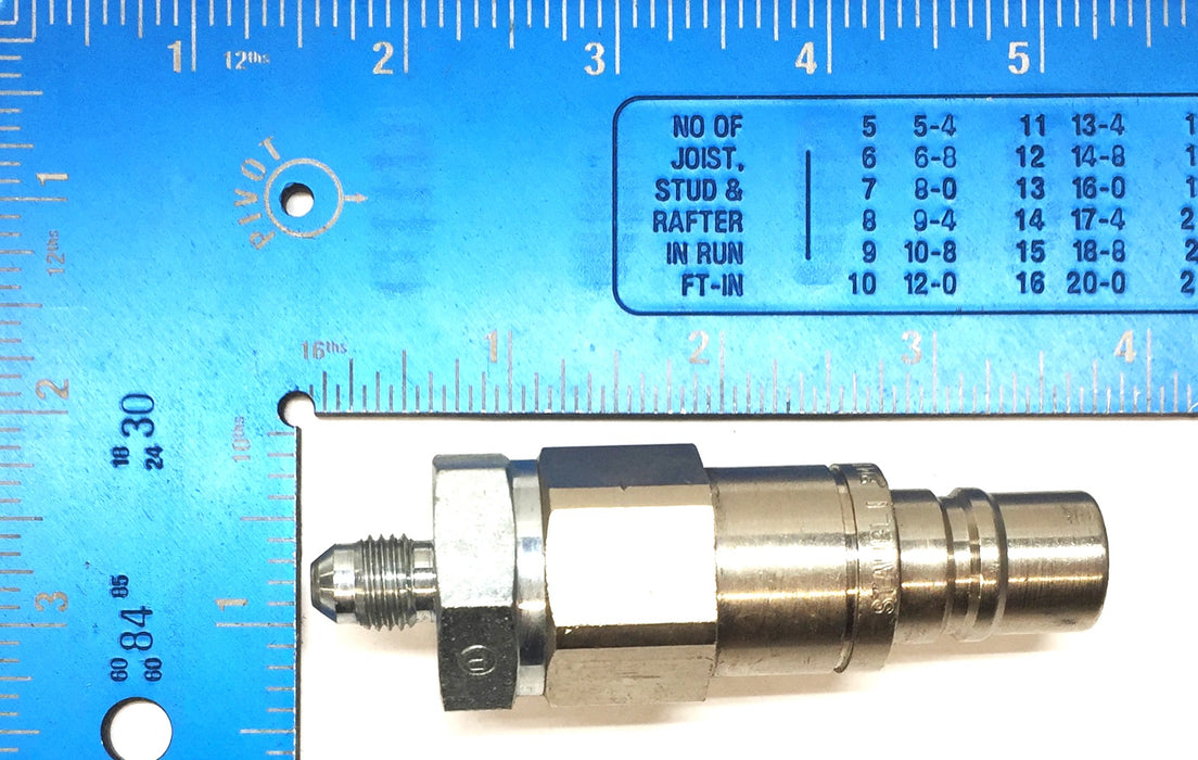 Staubli Temperature Control Hydraulic Fitting w/o Snap Ring RMI12/JV NOS
