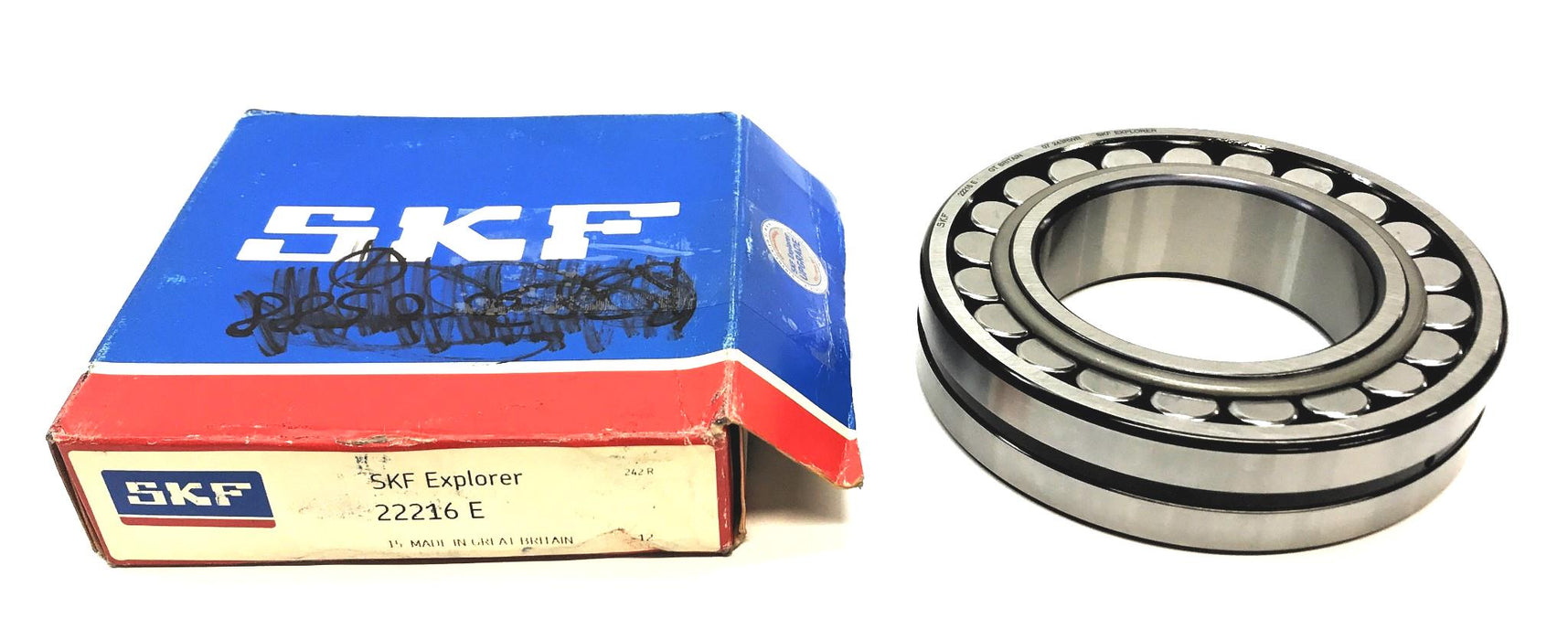 SKF Spherical Roller Bearing 22216E NOS