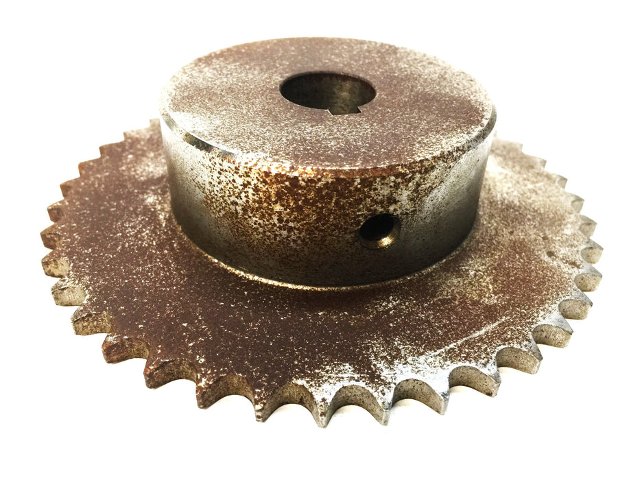 Ametric Single-Strand Roller Chain Sprocket with 3/4" Bore 40-3/8 NOS