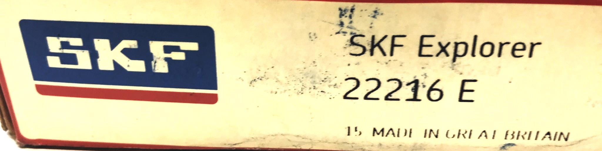 SKF Spherical Roller Bearing 22216E NOS
