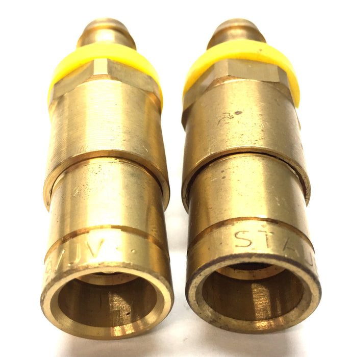 Staubli Hydraulic Coupling Fitting RMI09.2813/JV/CN [Lot of 2] NOS