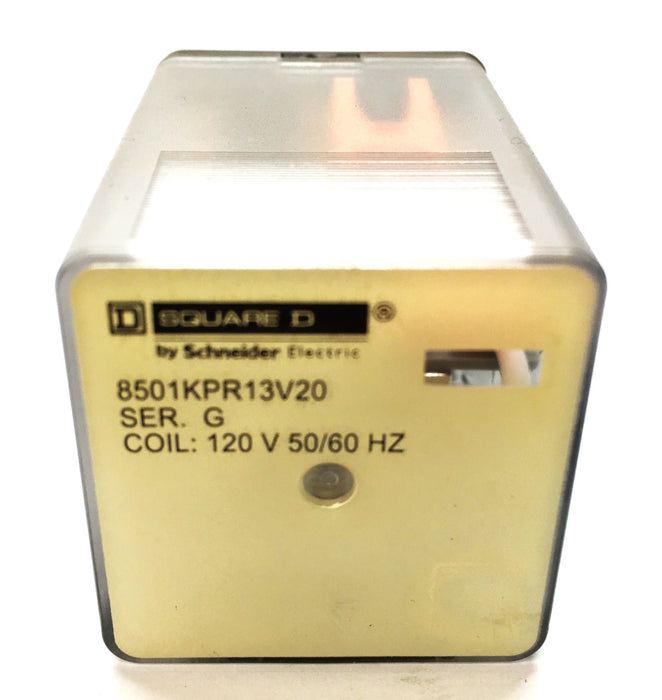 Schneider Square D 8501KPR13V20 SER.G Relay Coil 120V 50/60Hz NOS