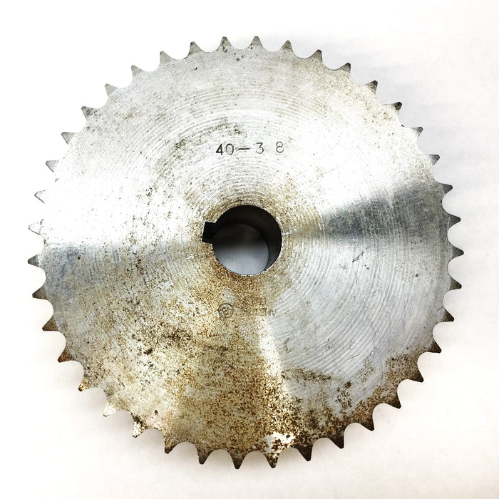 Ametric Single-Strand Roller Chain Sprocket with 3/4" Bore 40-3/8 NOS