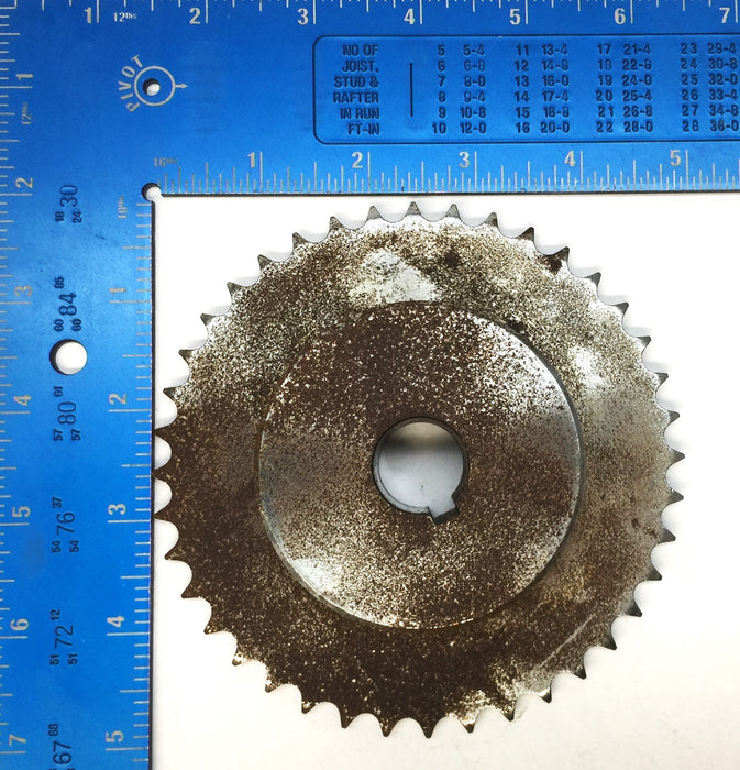 Ametric Single-Strand Roller Chain Sprocket with 3/4" Bore 40-3/8 NOS