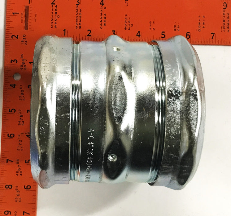 AFC Cable Systems 4 inch EMT Compression Coupling CK400 [Lot of 2] NOS