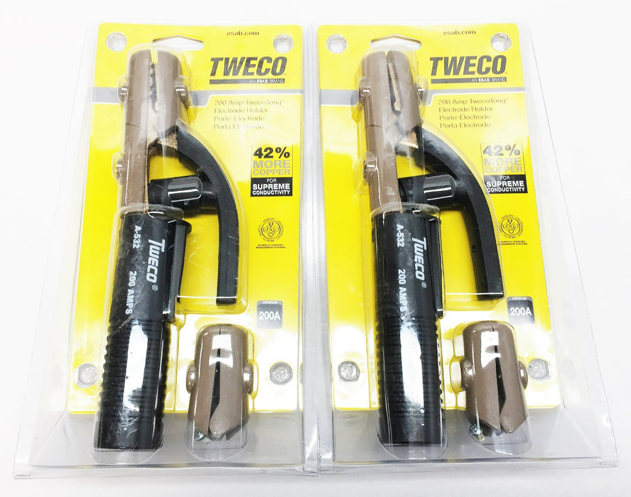 Tweco 200 Amp Electrode Holder A-532 (9110-1101) [Lot of 2] NOS