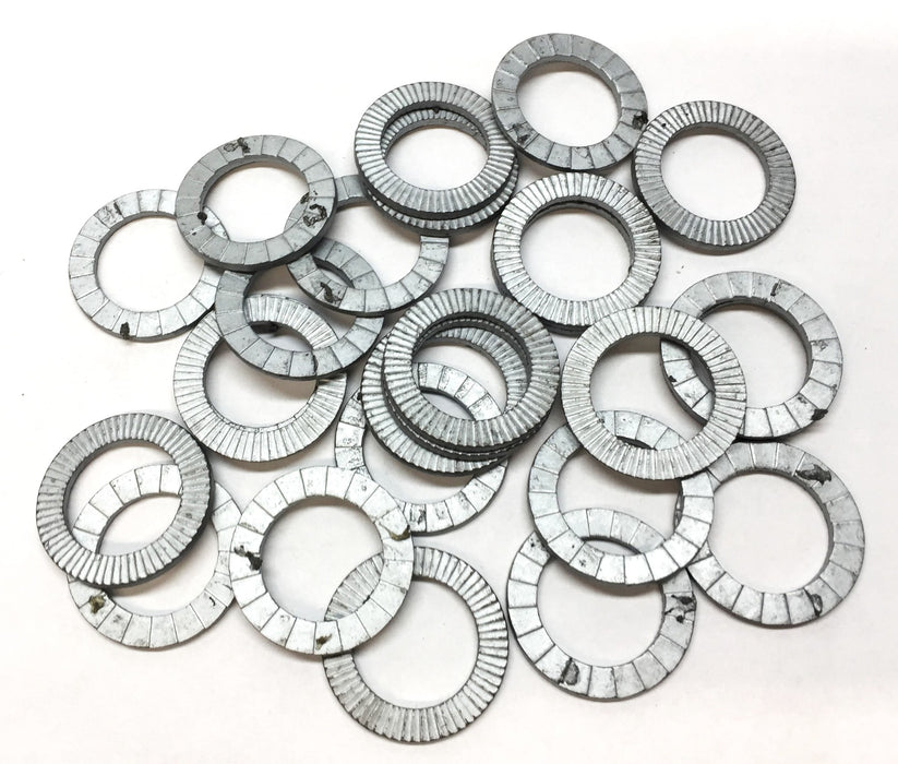 Unbranded Zinc Coating 1" OD/.665" ID Wedge Locking Washer [Lot of 26] NOS