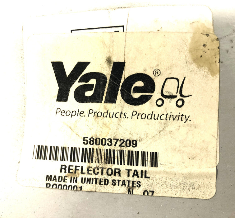 Yale Forklift Tail Reflector 580037209 NOS
