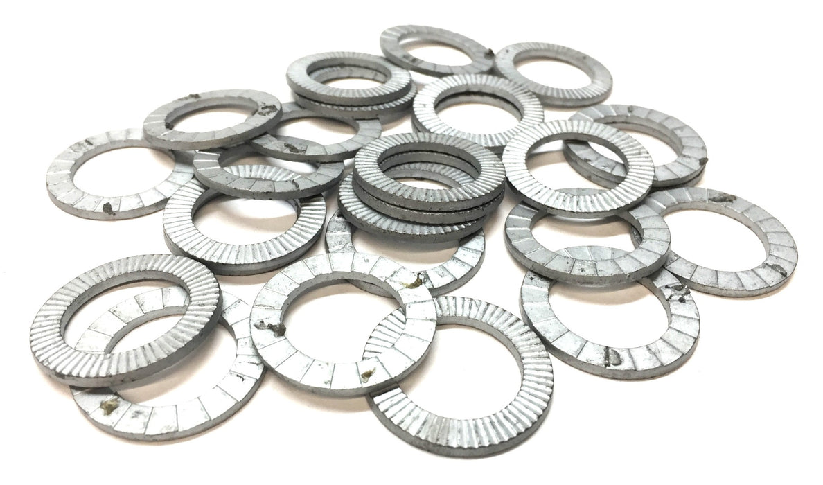 Unbranded Zinc Coating 1" OD/.665" ID Wedge Locking Washer [Lot of 26] NOS