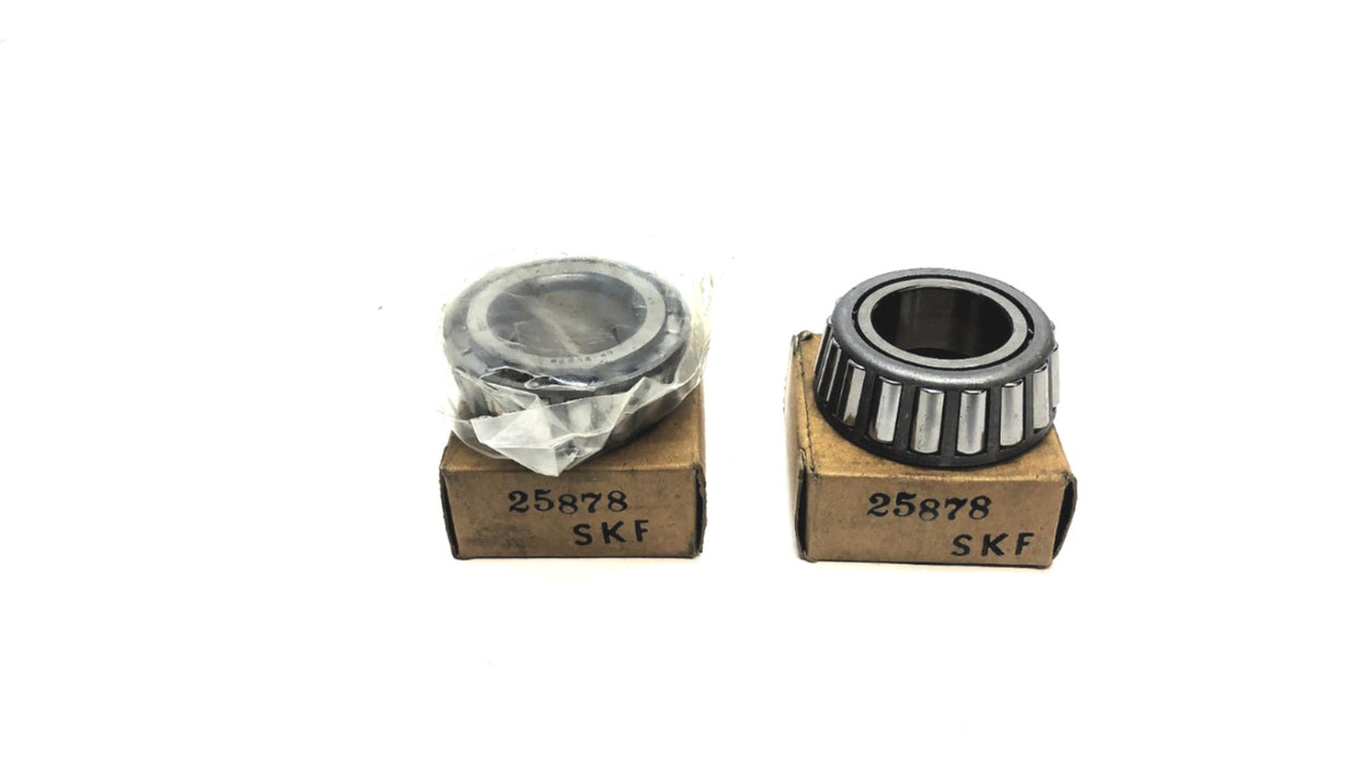 SKF Tapered Roller Bearing Cone CK-25878 [Lot of 2] NOS