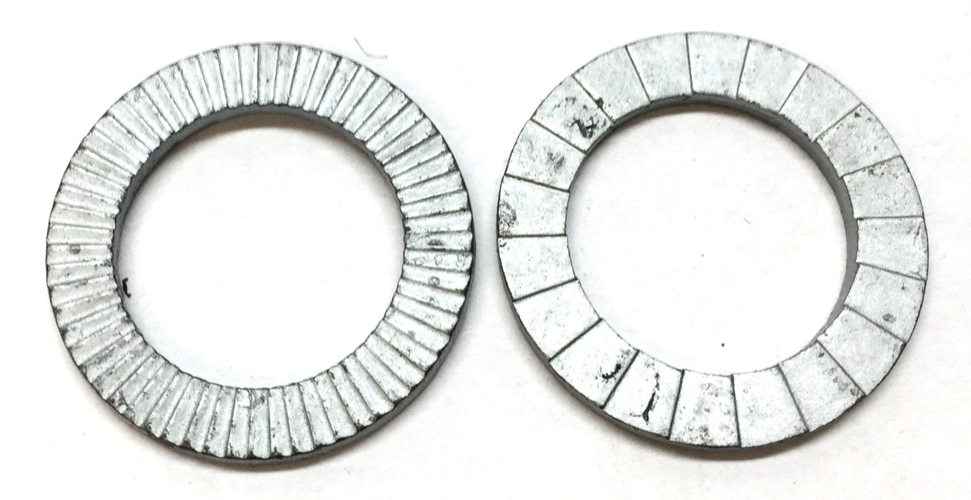 Unbranded Zinc Coating 1" OD/.665" ID Wedge Locking Washer [Lot of 26] NOS