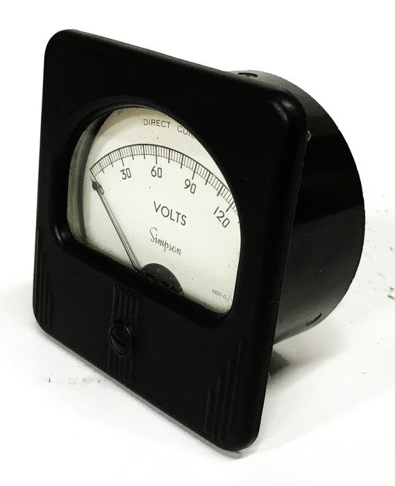 Simpson 0-150 Voltage Gauge MTR-27-150VDC NOS