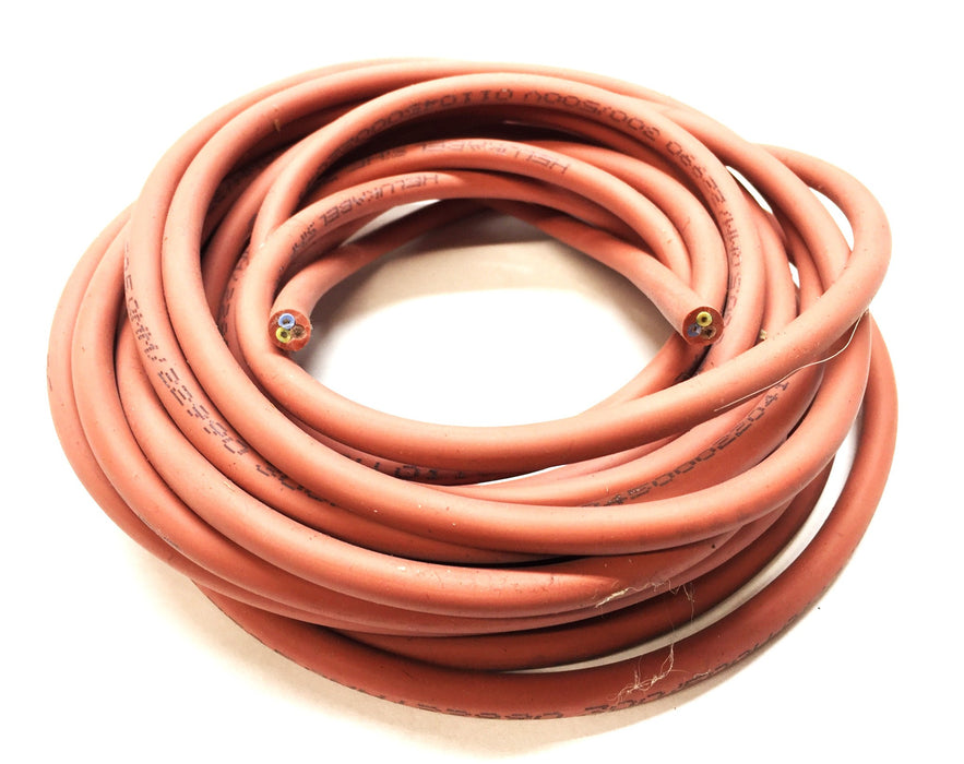 Lapp 19' Red Silicone 3-Core Cable SYN-SIHF3G0.5 NOS