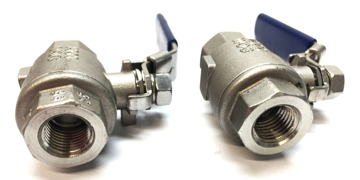 Tru-Flo 1/2" x 1/2" Flow Control Valve 1000WOOG [Lot of 2] NOS
