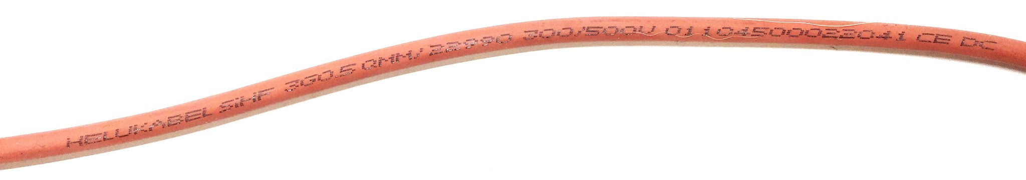Lapp 19' Red Silicone 3-Core Cable SYN-SIHF3G0.5 NOS