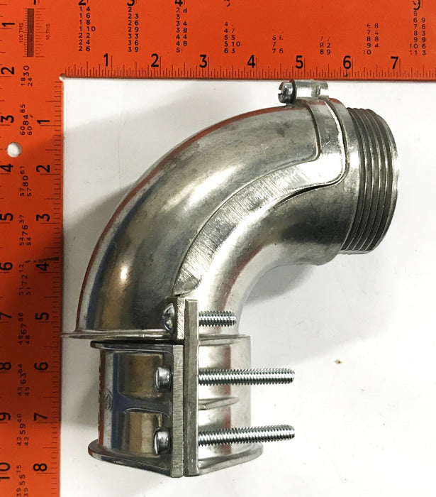 Unbranded 2-1/2 inch 90 degree Flex Squeeze Compression Coupling NOS