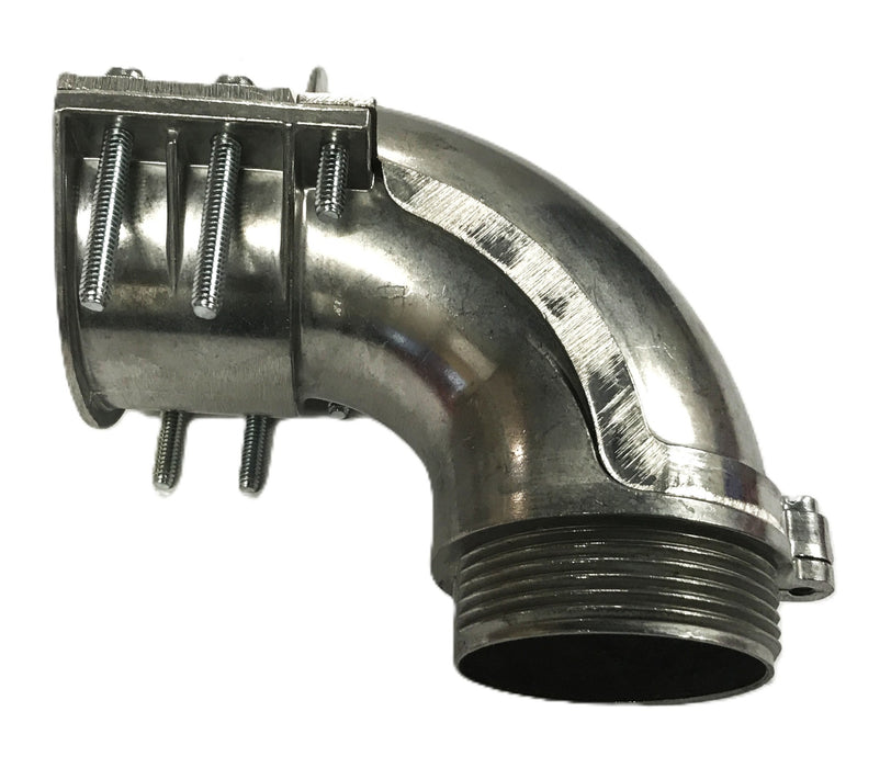 Unbranded 2-1/2 inch 90 degree Flex Squeeze Compression Coupling NOS