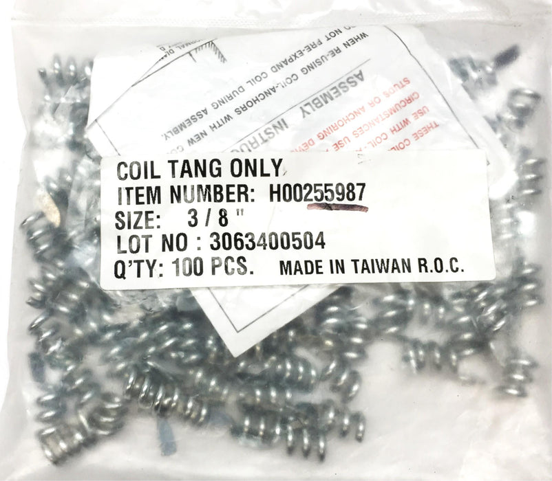 Hilti 3/8" HCT Replacement Coils for Anchors 255987 (H00255987) [Lot of 100] NOS