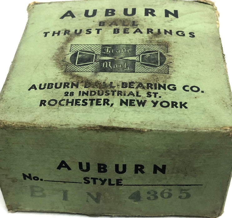Auburn Ball Thrust Bearing BIN 4365 NOS