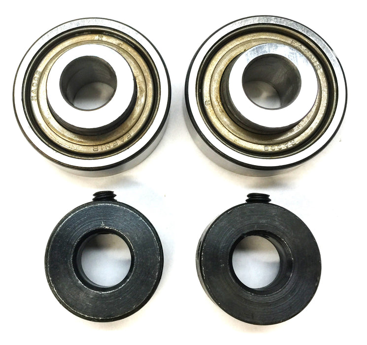 Fafnir Steel Sealed Roller Bearing with Collar RA008 [Lot of 2] NOS