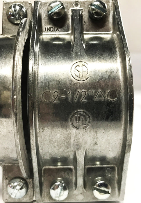 Unbranded 2-1/2 inch 90 degree Flex Squeeze Compression Coupling NOS