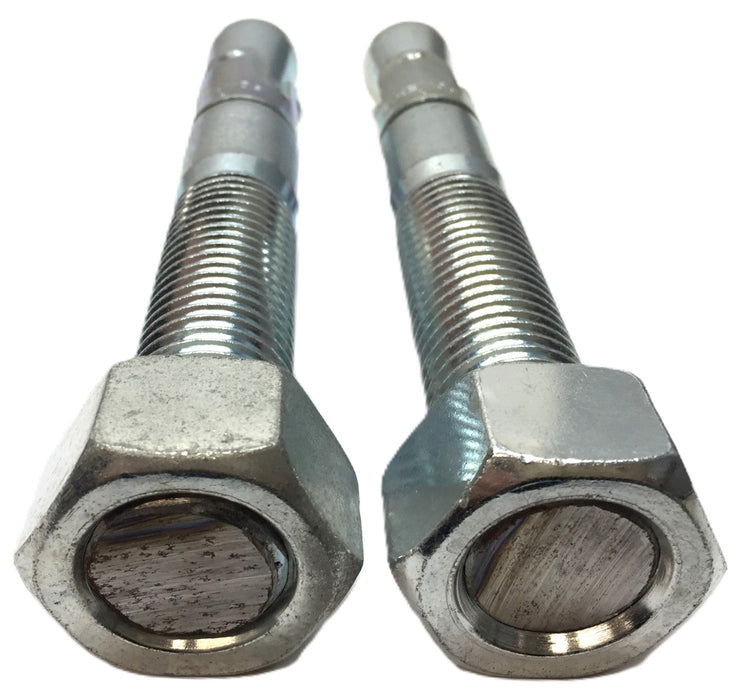 Powers 1" x 7-1/2" Steel Wedge Anchor and Nut (No Washer) [Lot of 2] NOS