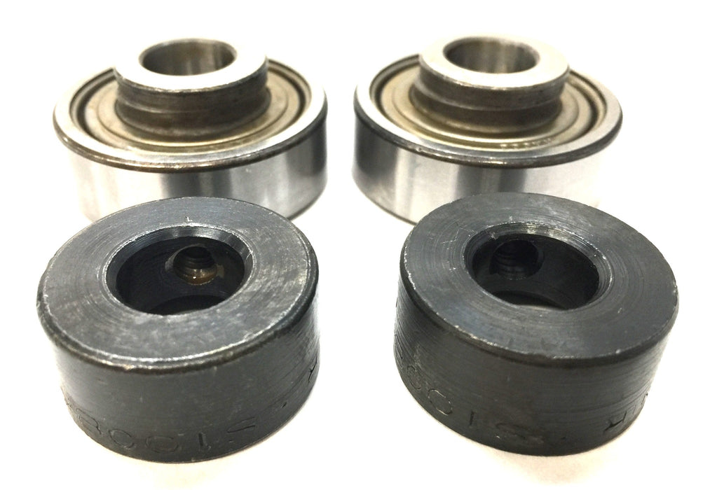 Fafnir Steel Sealed Roller Bearing with Collar RA008 [Lot of 2] NOS