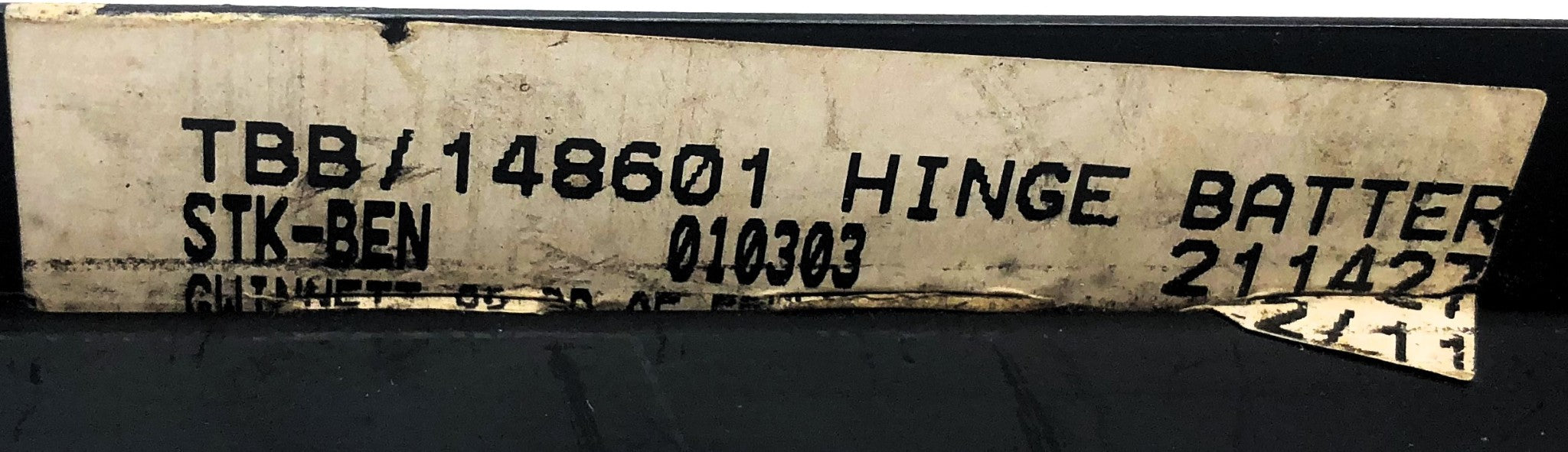 TBB Upgraded Battery Door Hinge for C2 Thomas 148601 NOS