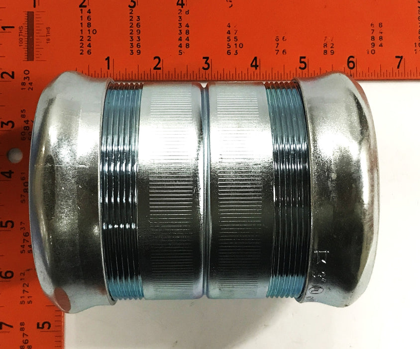 Unbranded 3 inch Steel EMT Only Compression Coupling NOS