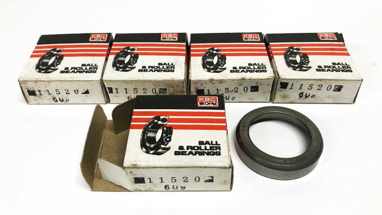 KBC Tapered Roller Bearing Cup 11520 [Lot of 5] NOS