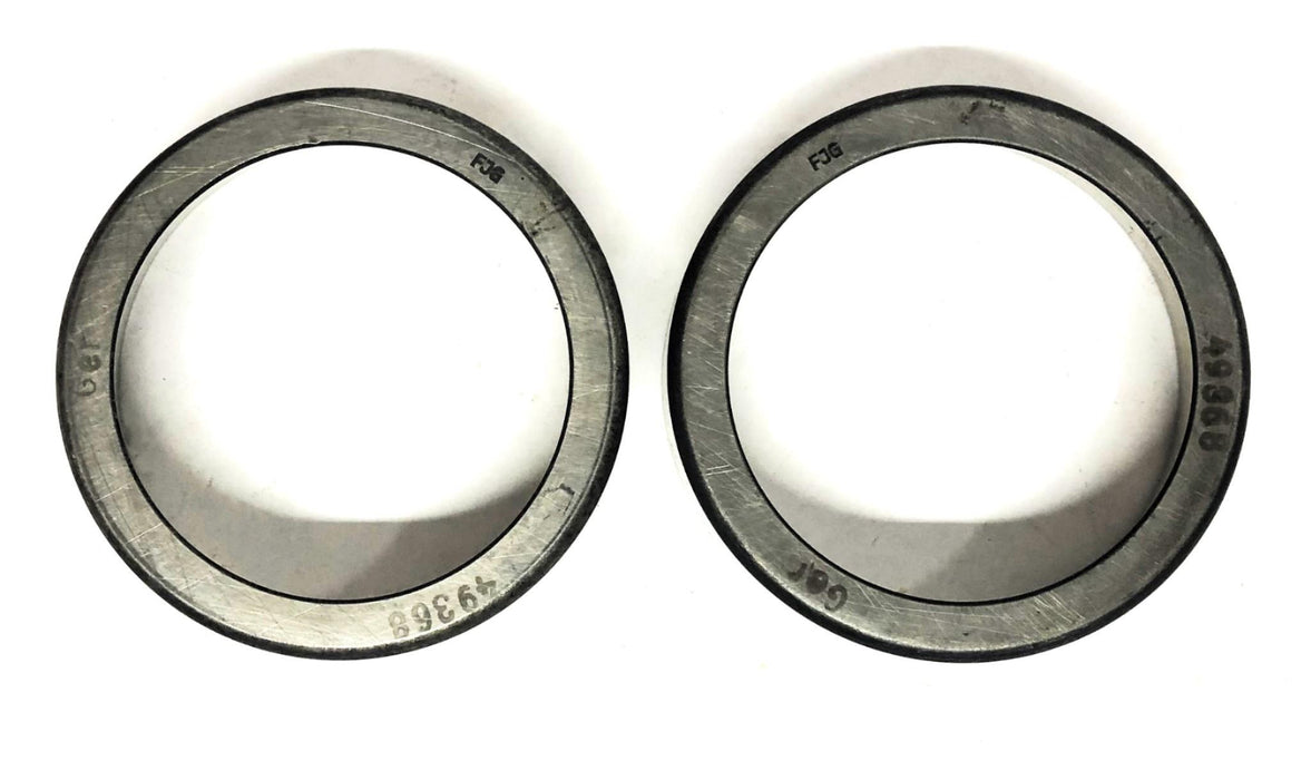 FJG Tapered Roller Bearing Cup 49368 [Lot of 2] NOS
