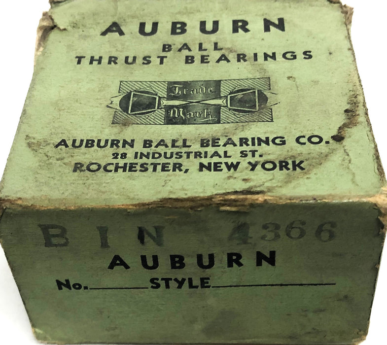Auburn Ball Thrust Bearing BIN 4366 NOS